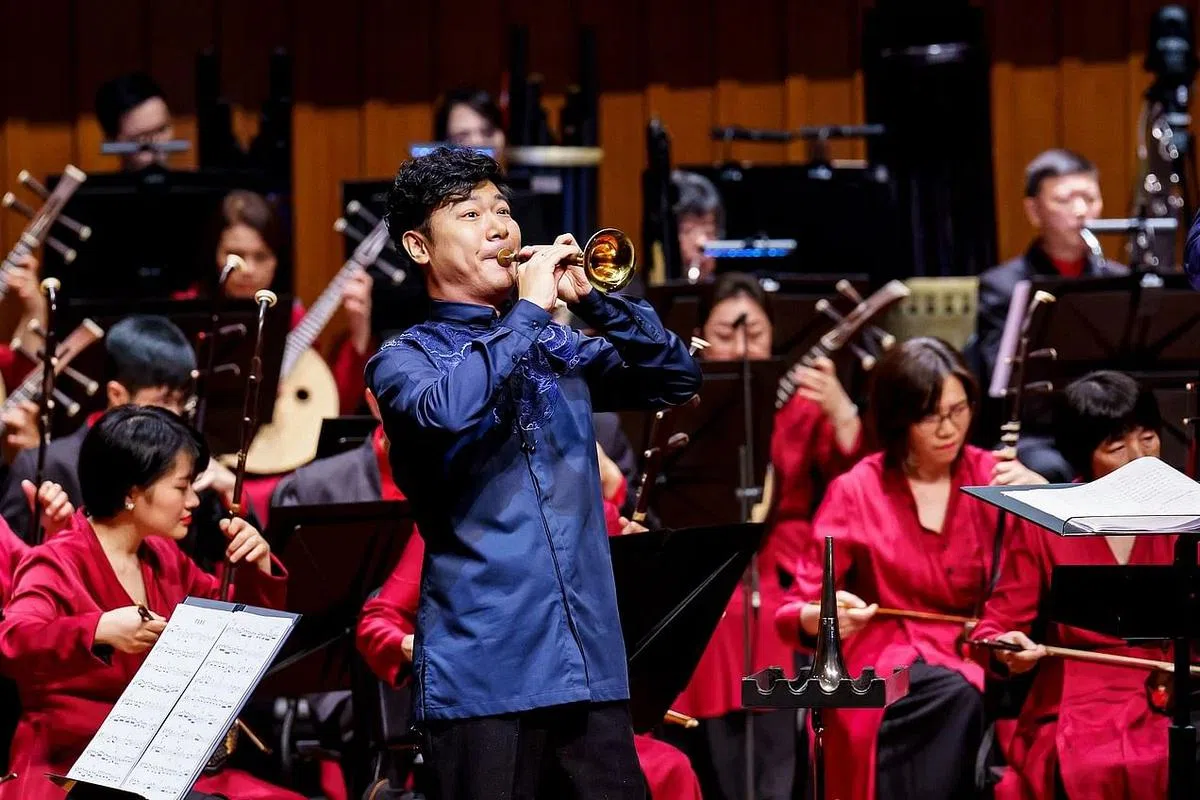 孟捷将担任唢呐协奏曲《麒麟颂》在本地首演的独奏。（新加坡华乐团提供）