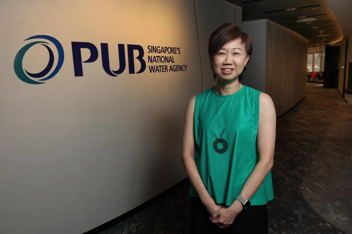 公用事业局副总裁（防洪韧性）许良琪，曾担任排水规划总工程师。她说，新成立的防洪韧性组能以整体视角规划、设计和建造海岸防护设施，也全面顾及到运作和维护工作。（何家俊摄）