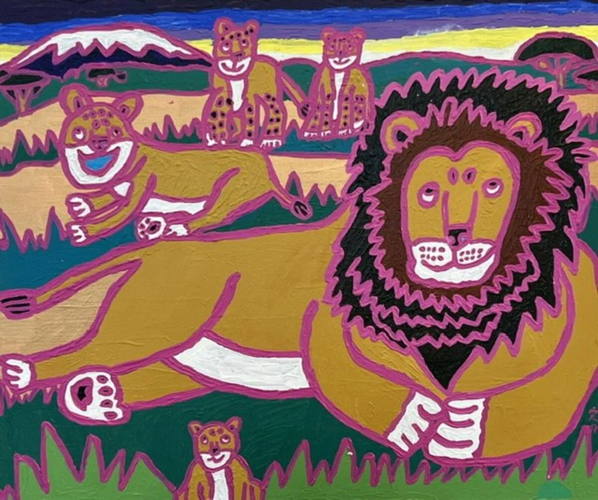 剧中画作出自于自闭症画家太田宏介之手。（互联网）