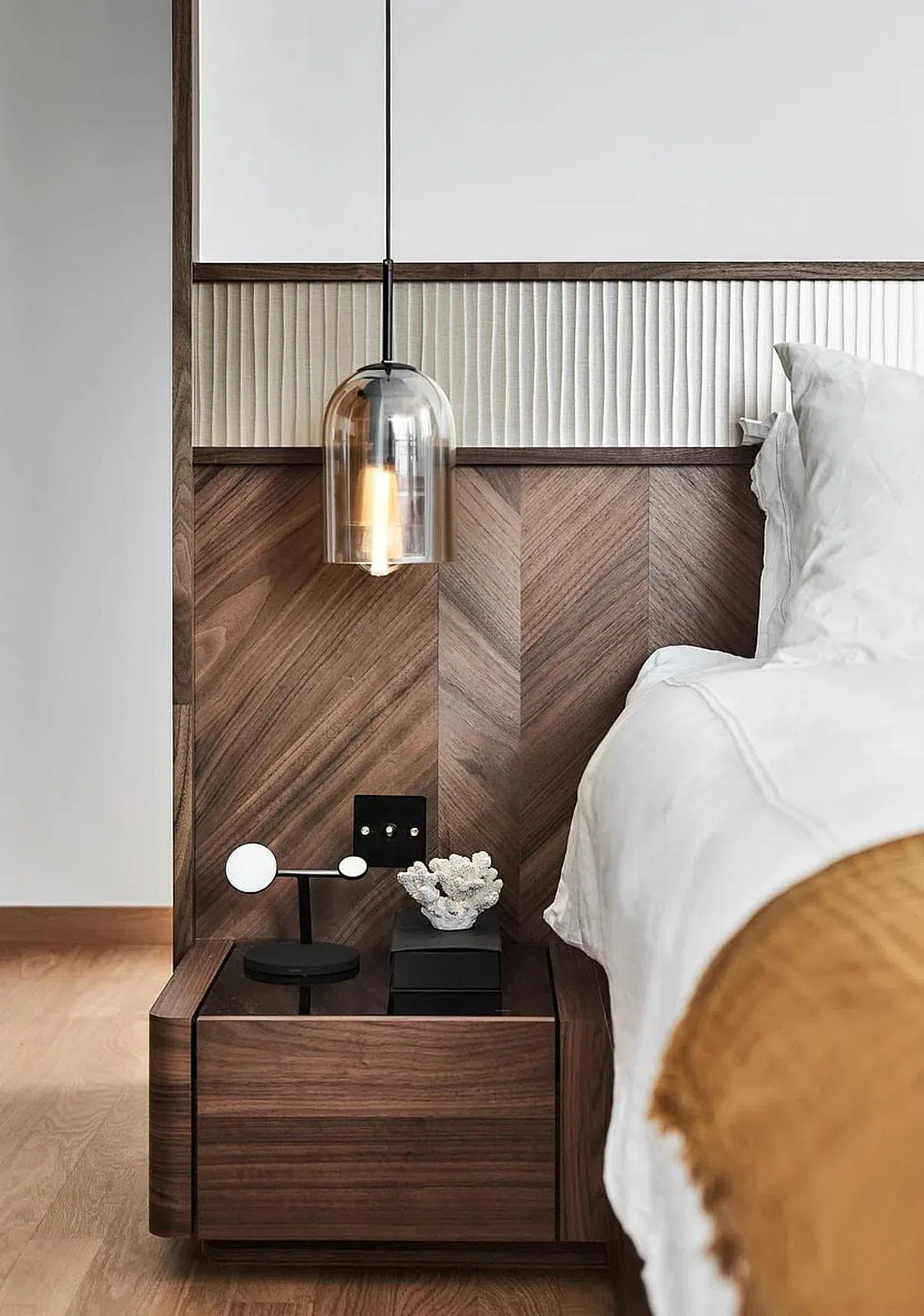 主卧以木元素居多。（Happe Design Atelier提供照片）