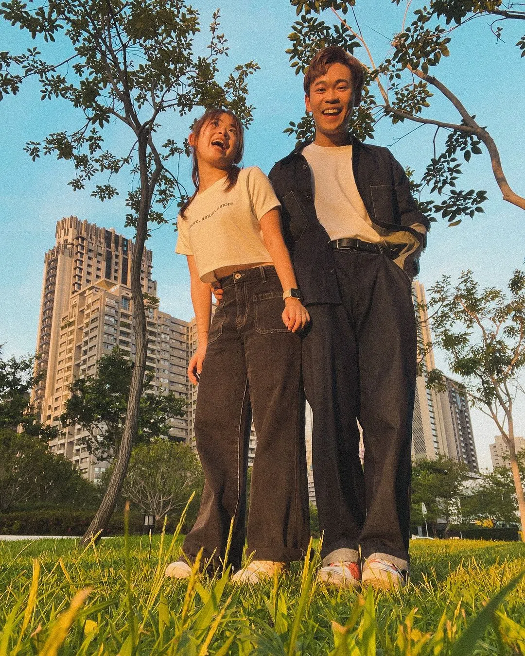 许素瑄（左）今年4月在社媒宣布和交往四年的男友分手。（取自许素瑄IG）