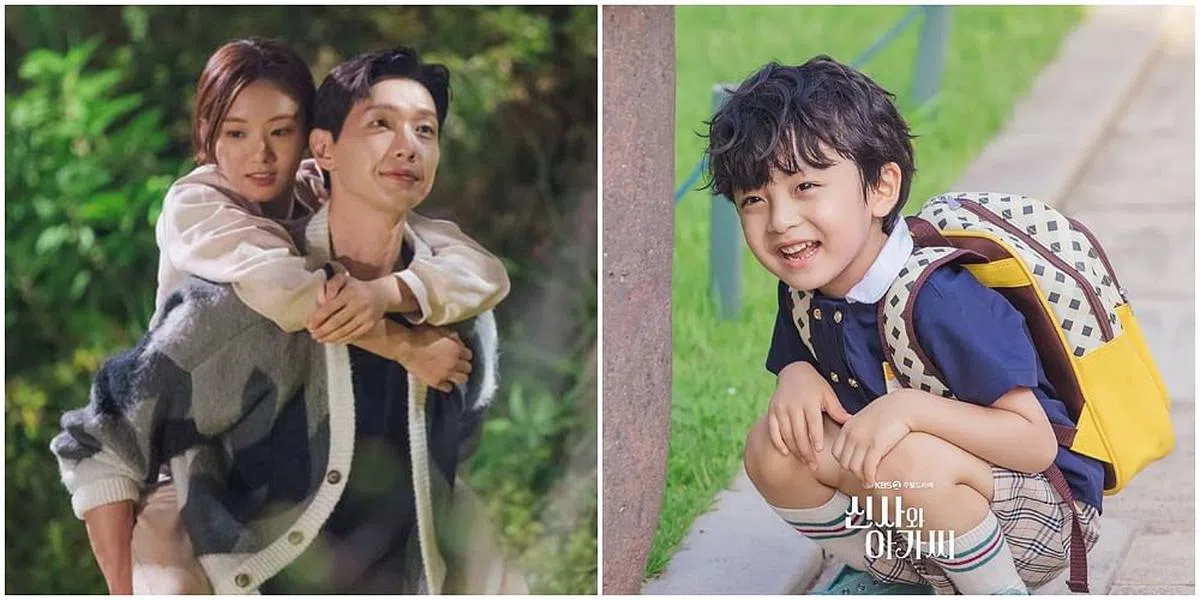 （左）智铉寓和李世熙跨越年纪的爱引起观众追看；小童星徐宇真的演出也非常吸睛可爱。（图/互联网）