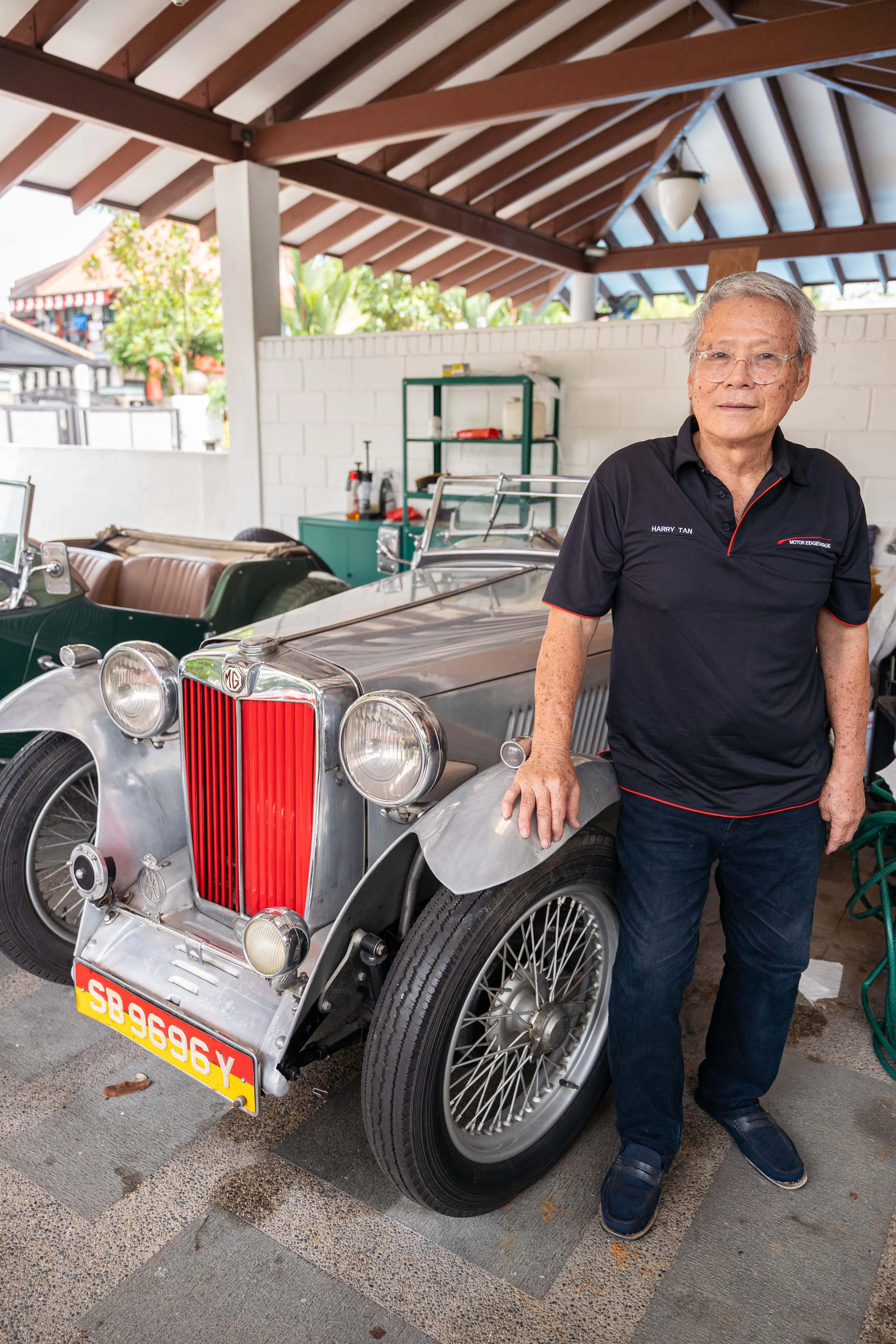 陈健泰曾开着这辆MG TA到吉隆坡参赛。（特约摄影张荣）