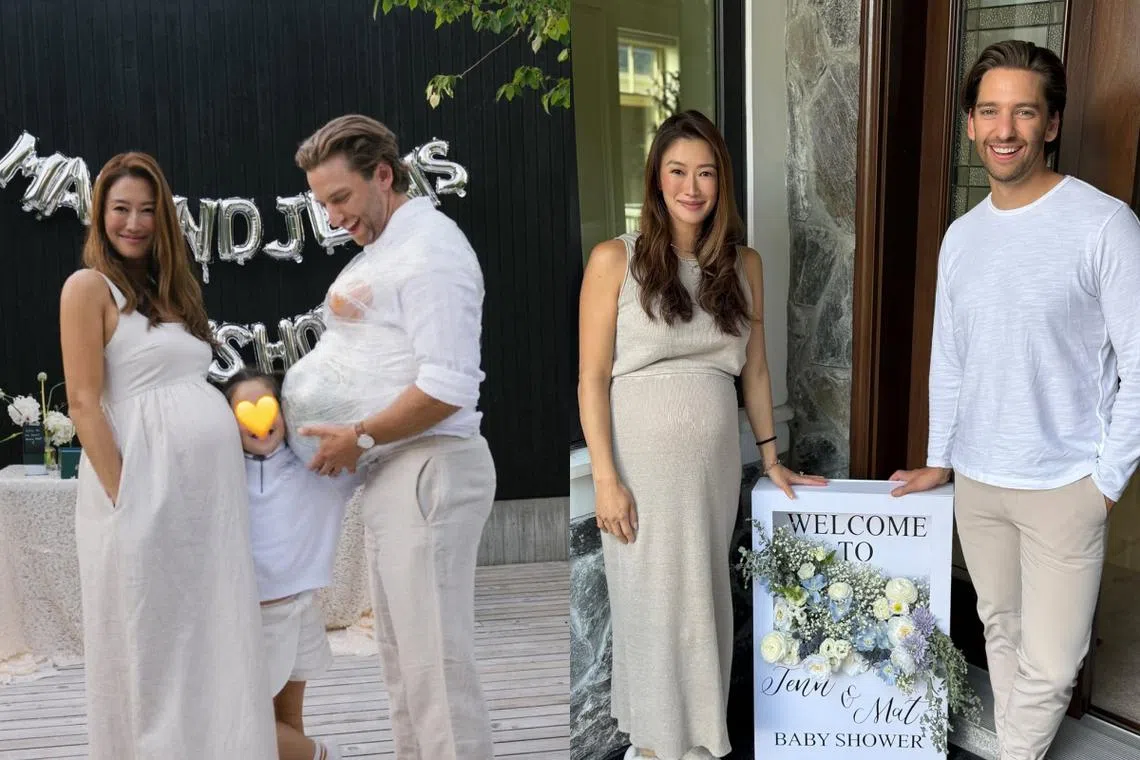 谢婷婷和男友办了两场产前派对。（取自谢婷婷IG）