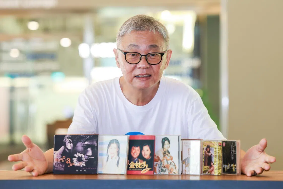 张家强多年来参与制作多张专辑。（陈斌勤摄）