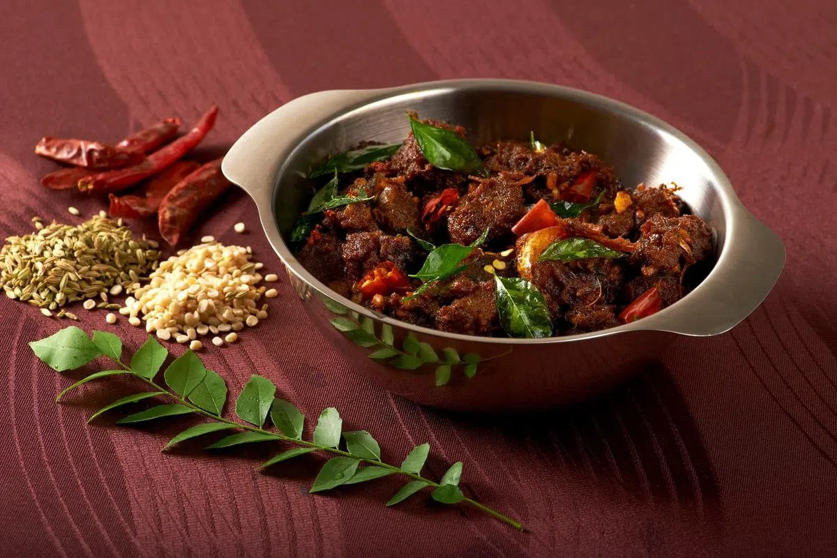 Samy's Curry的干炒羊肉丁。（取自Samy's Curry面簿）