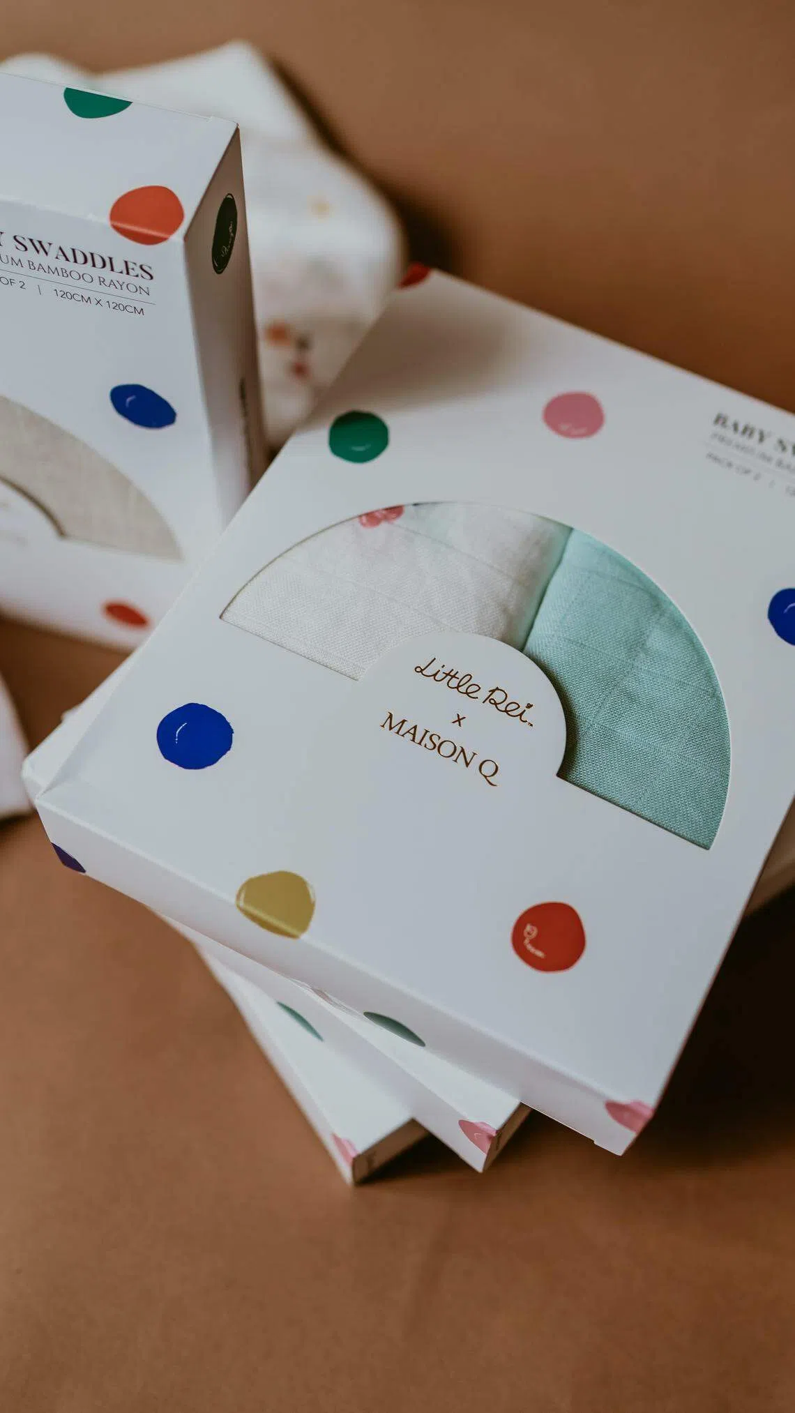 Maison Q的各种布制品，呵护幼儿成长。（The Atelier & Co.提供）