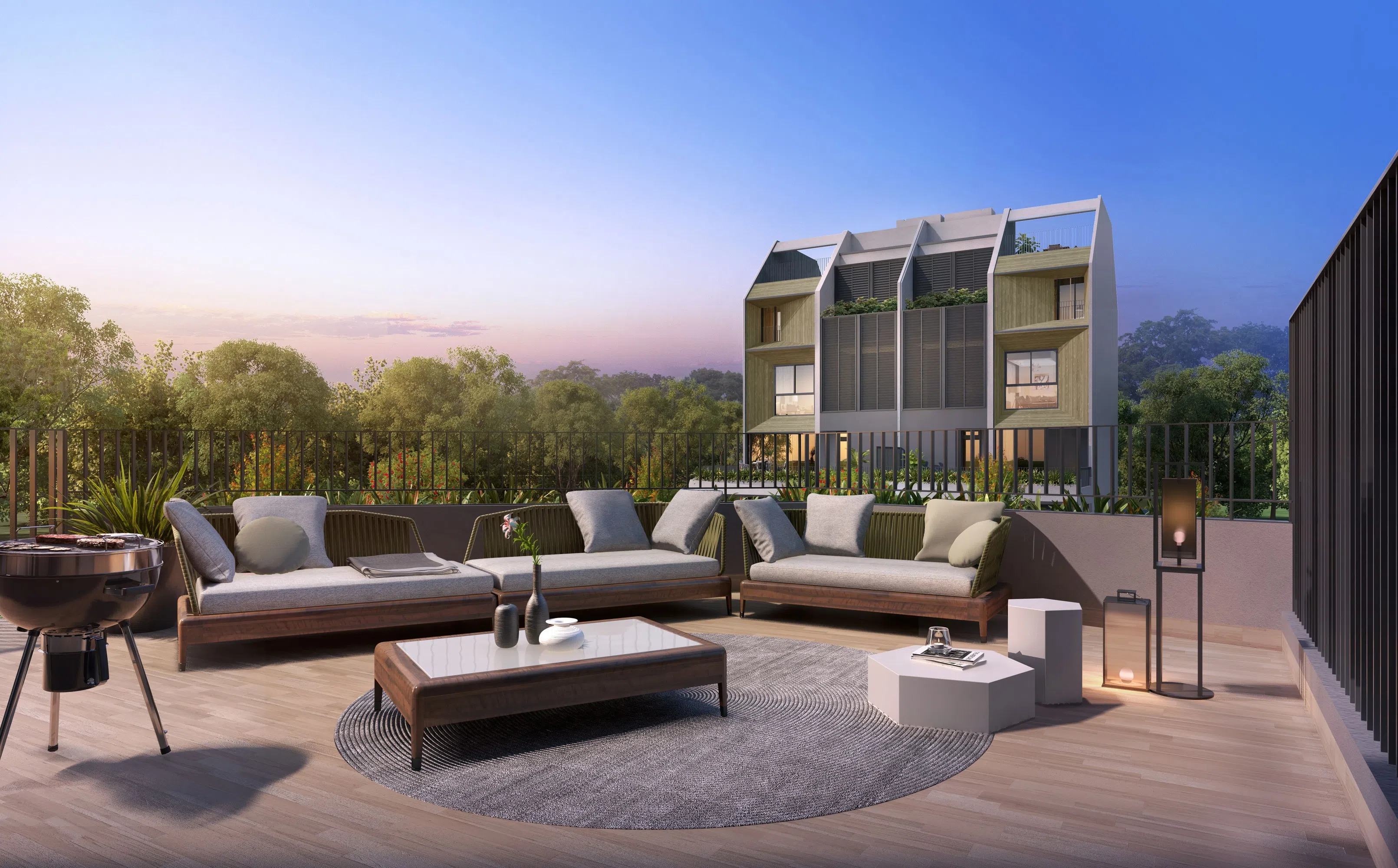 宽敞奢华的Pollen Collection洋房让住户能坐拥理想地段，灵活运用空间，打造理想家园。（效果图/万国公司提供）