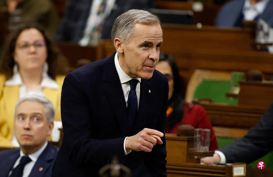 卡尼1月27日在加拿大议会说：“今日的美国几乎无正常可言，这就是事实。” （路透社）