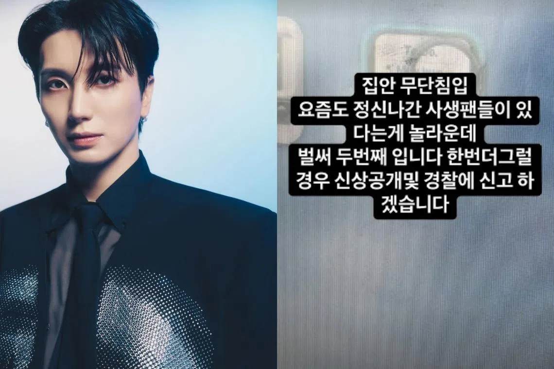 利特在社媒（右图）表达对私生饭行为的不满。（取自利特IG、互联网）