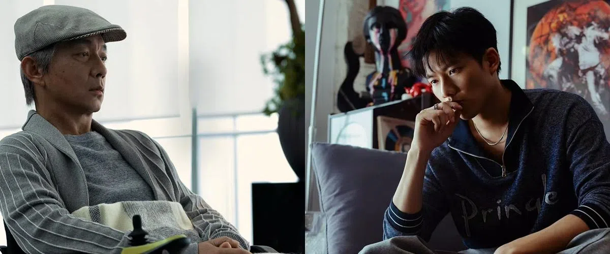 剧中使出PUA手段的，包括对十多岁颜聆下手的丁志波（邢佳栋饰，左）和校园风云人物徐枫（吴念轩饰）。（取自剧集微博）