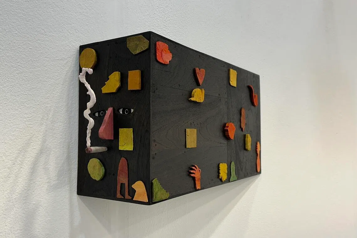 来自东京的Misako & Rosen画廊，设立Will Rogan个展。（孙靖斐摄）