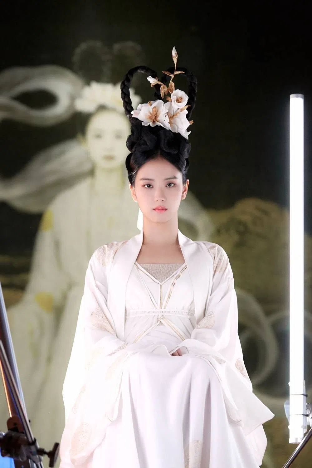 Jisoo古装造型被说抄袭刘诗诗。（互联网）