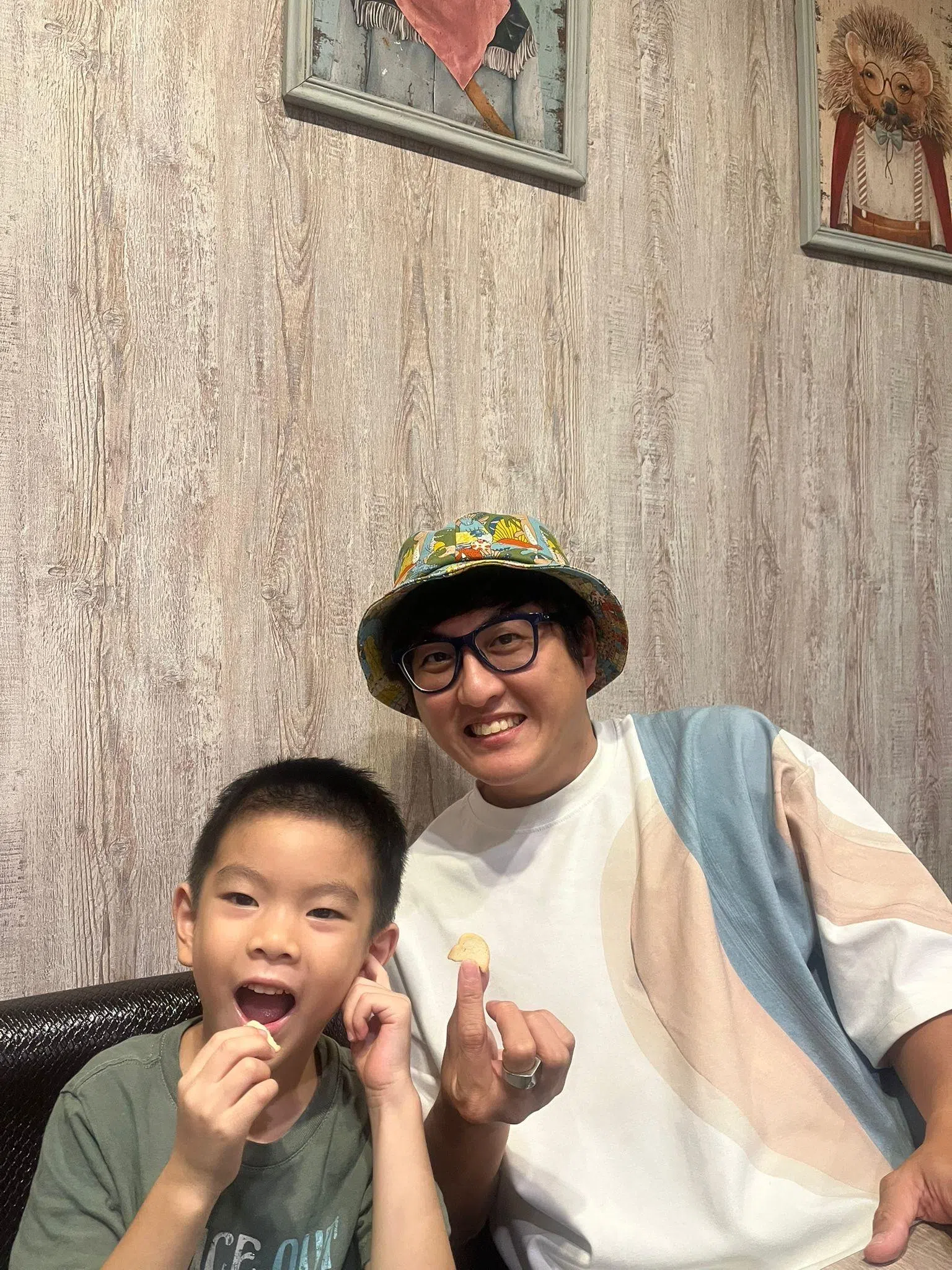 黄靖伦的儿子“小小伦”将在2026年庆祝六岁生日。（黄靖伦提供）