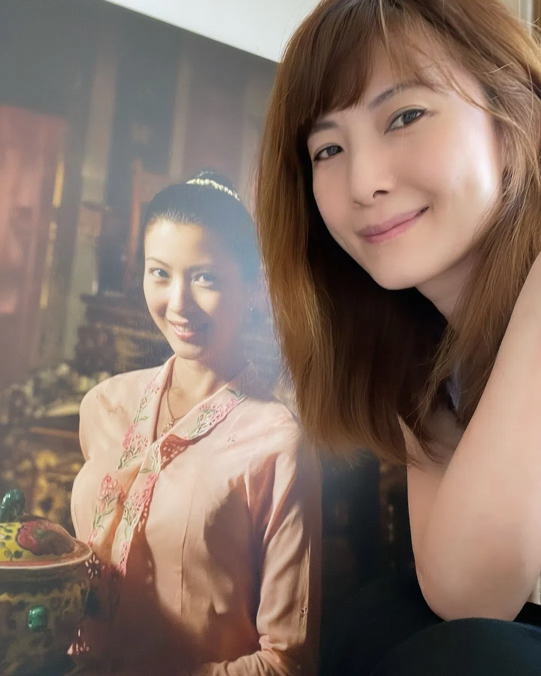 欧萱相隔16年再演《小娘惹》里的经典角色“月娘”。（取自欧萱IG）