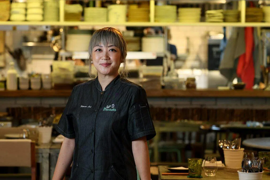 Morsels餐馆老板兼主厨卢嬿而热衷以发酵方式制作料理。（档案照）