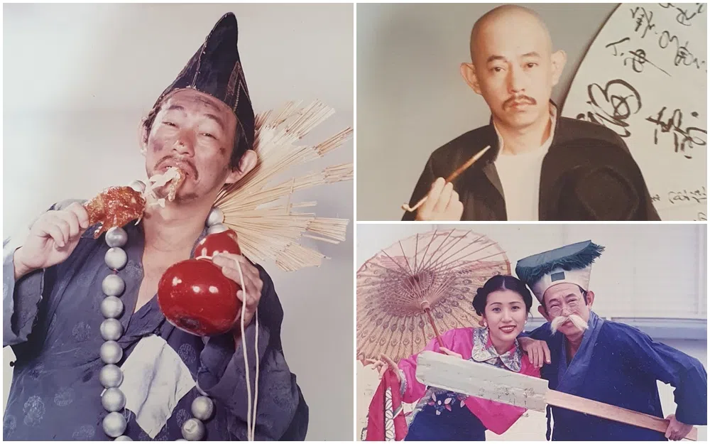 洪小凌表演时的造型多变。（洪乙萍提供）