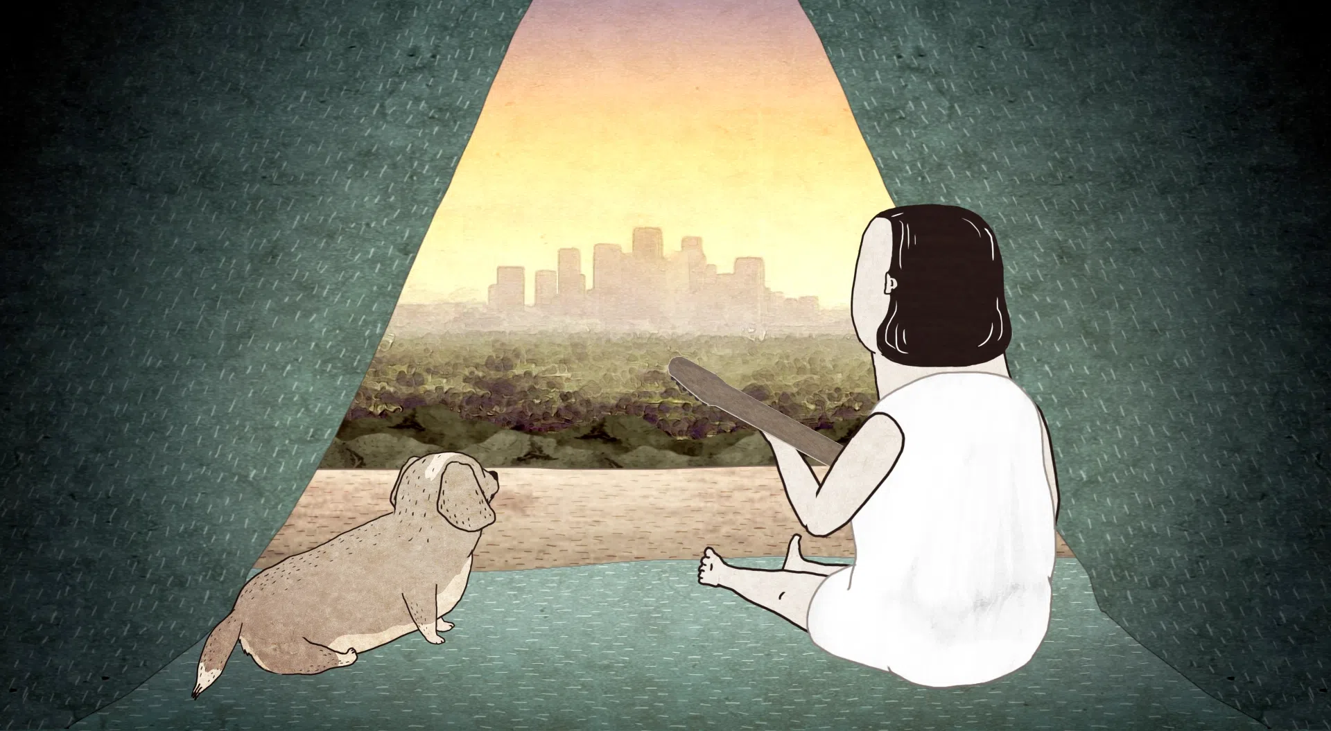 以女导演视角拍出的动画短片《理想出卖所》。（新加坡电影协会提供）