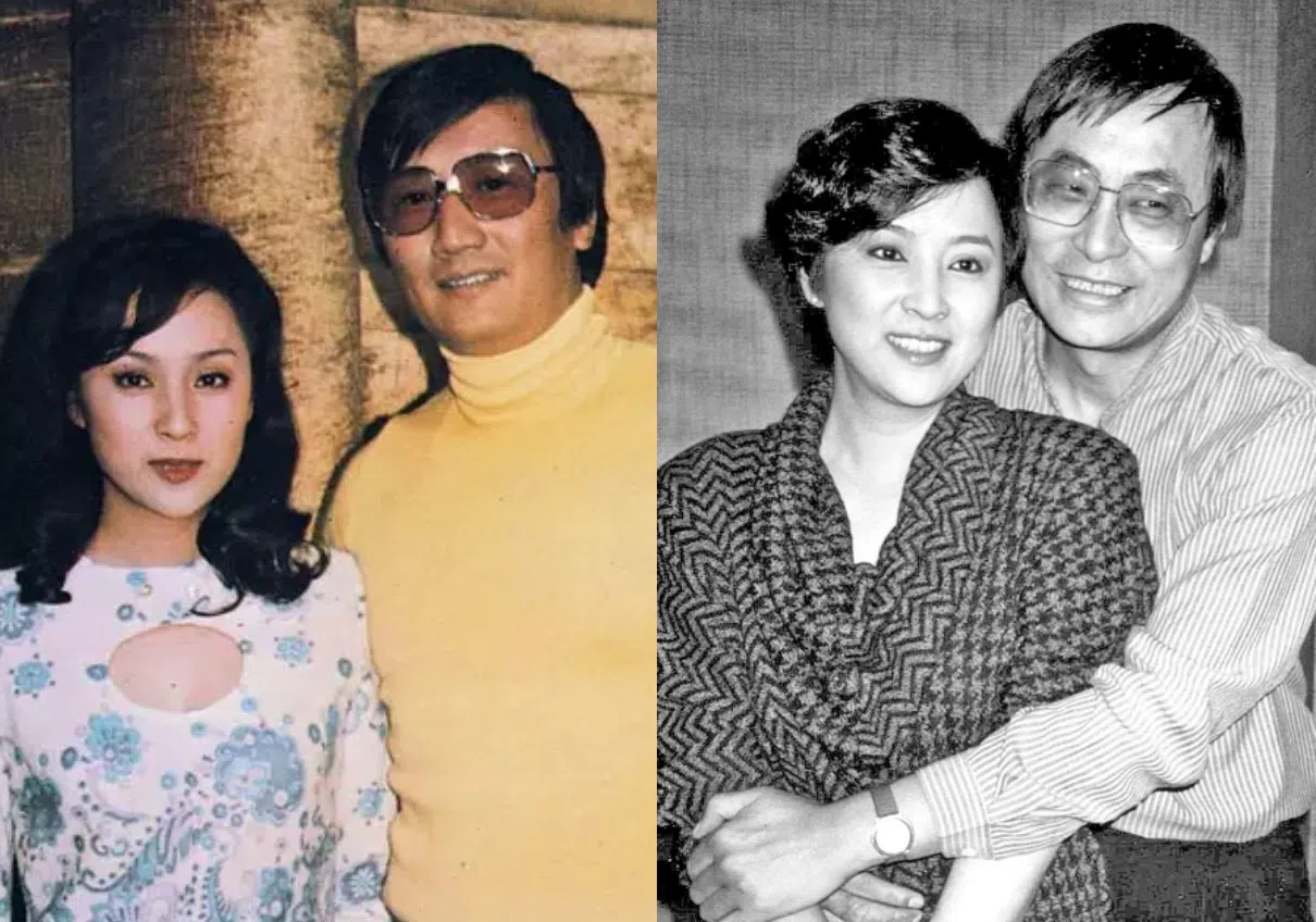 甄珍和谢贤离婚后（左图）嫁给刘家昌（右图）。（互联网）