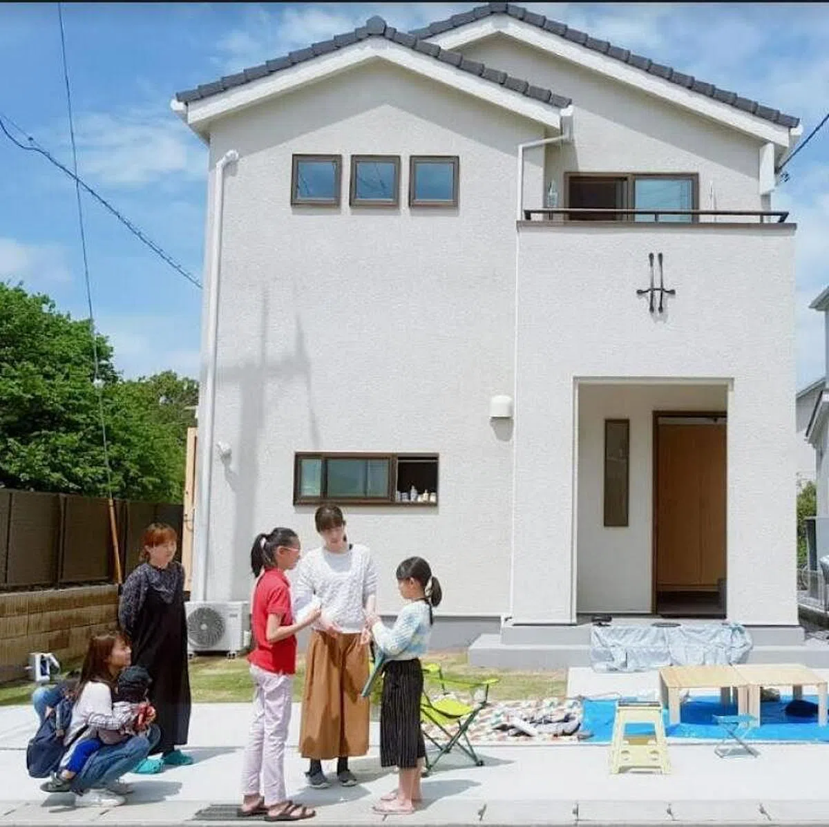 林爱心在日本千叶县流山市的家。（受访者提供）