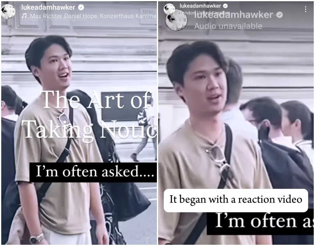 陈熙与Luke Adam Hawker交流写生的场景。（取自Luke Adam Hawker IG）