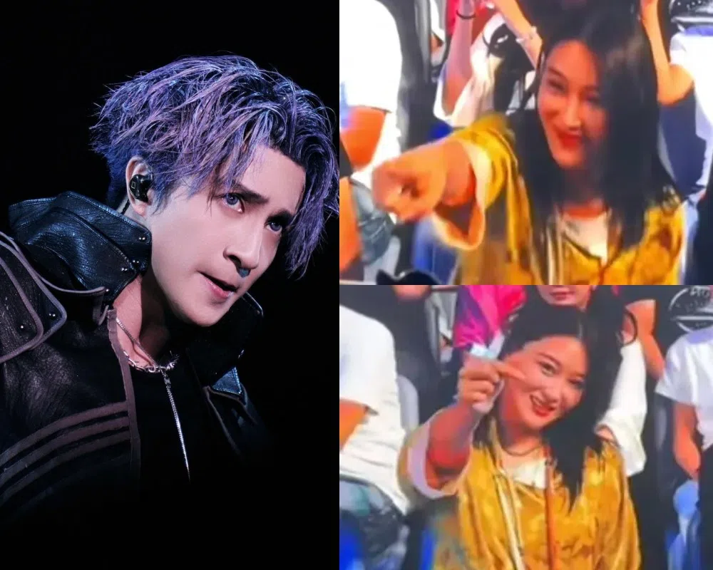 薛之谦在演唱会上说张馨予穿寿衣来捧场。（互联网）