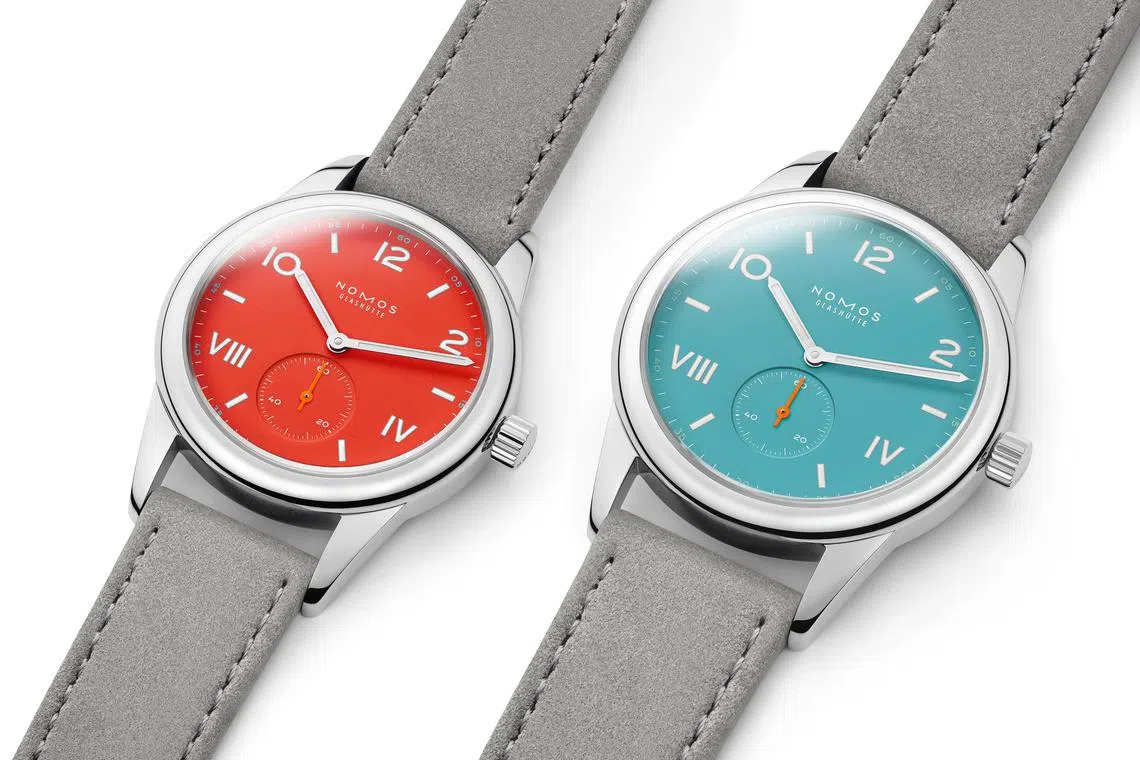 诺莫斯Club Campus系列，运动多彩，受年轻人青睐。（NOMOS提供）