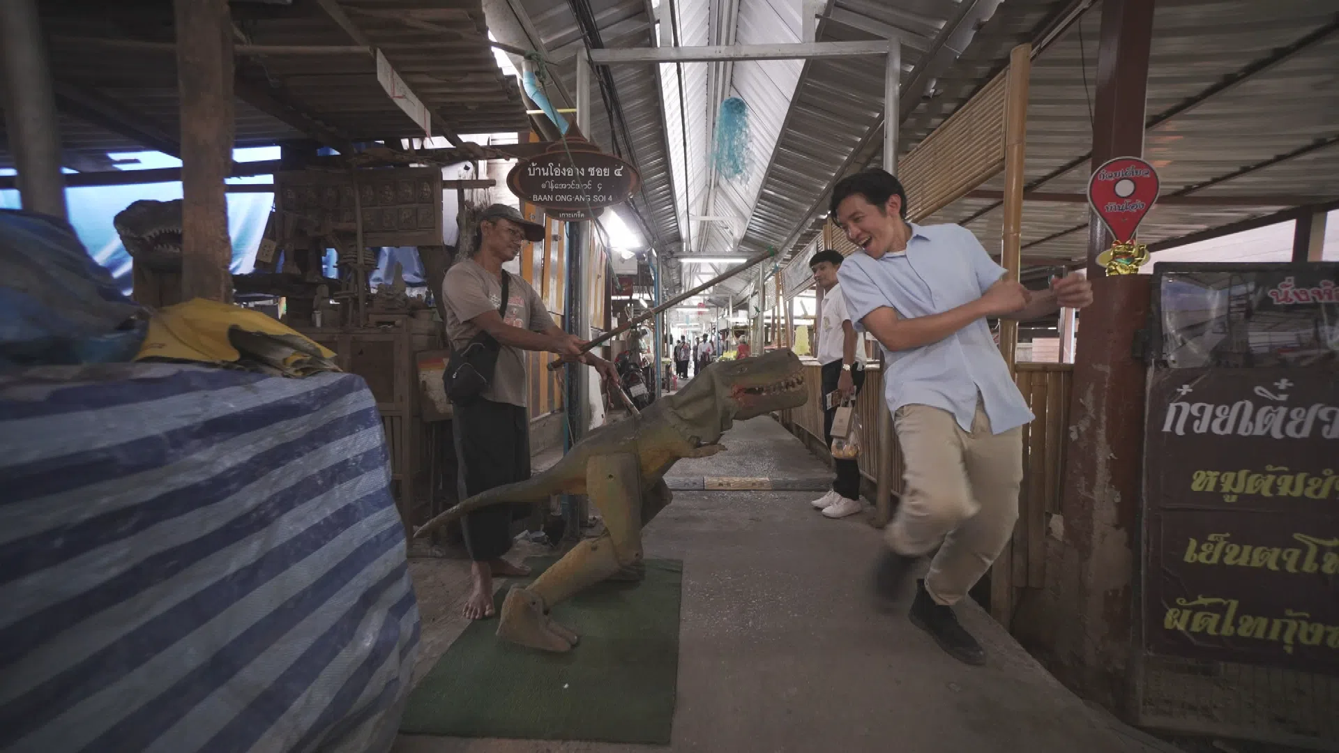 葛凡造访泰国人造岛柯叻岛。（哇哇映画提供）