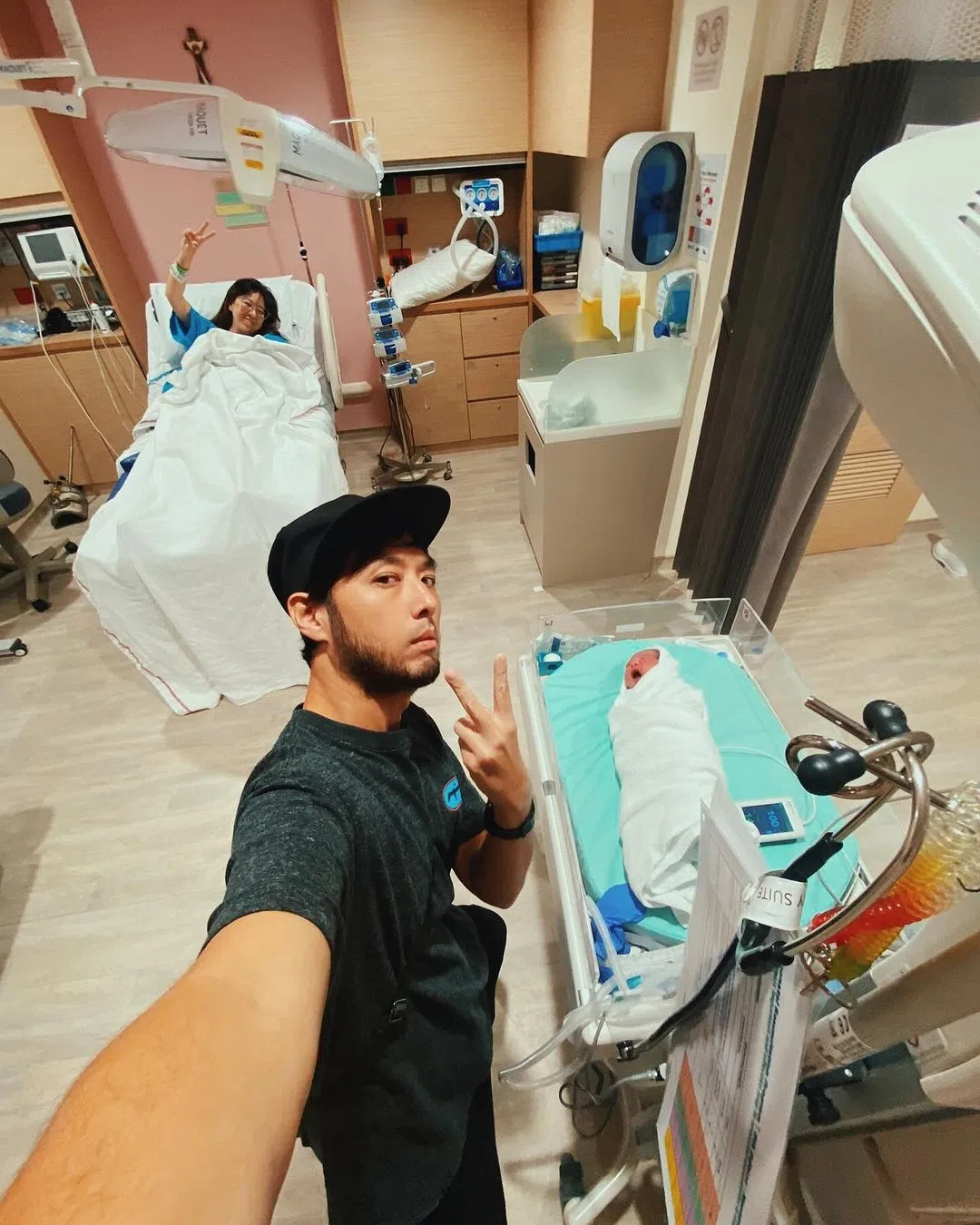 黄美婷在社媒宣布小女儿岑媺报到。（取自黄美婷IG）