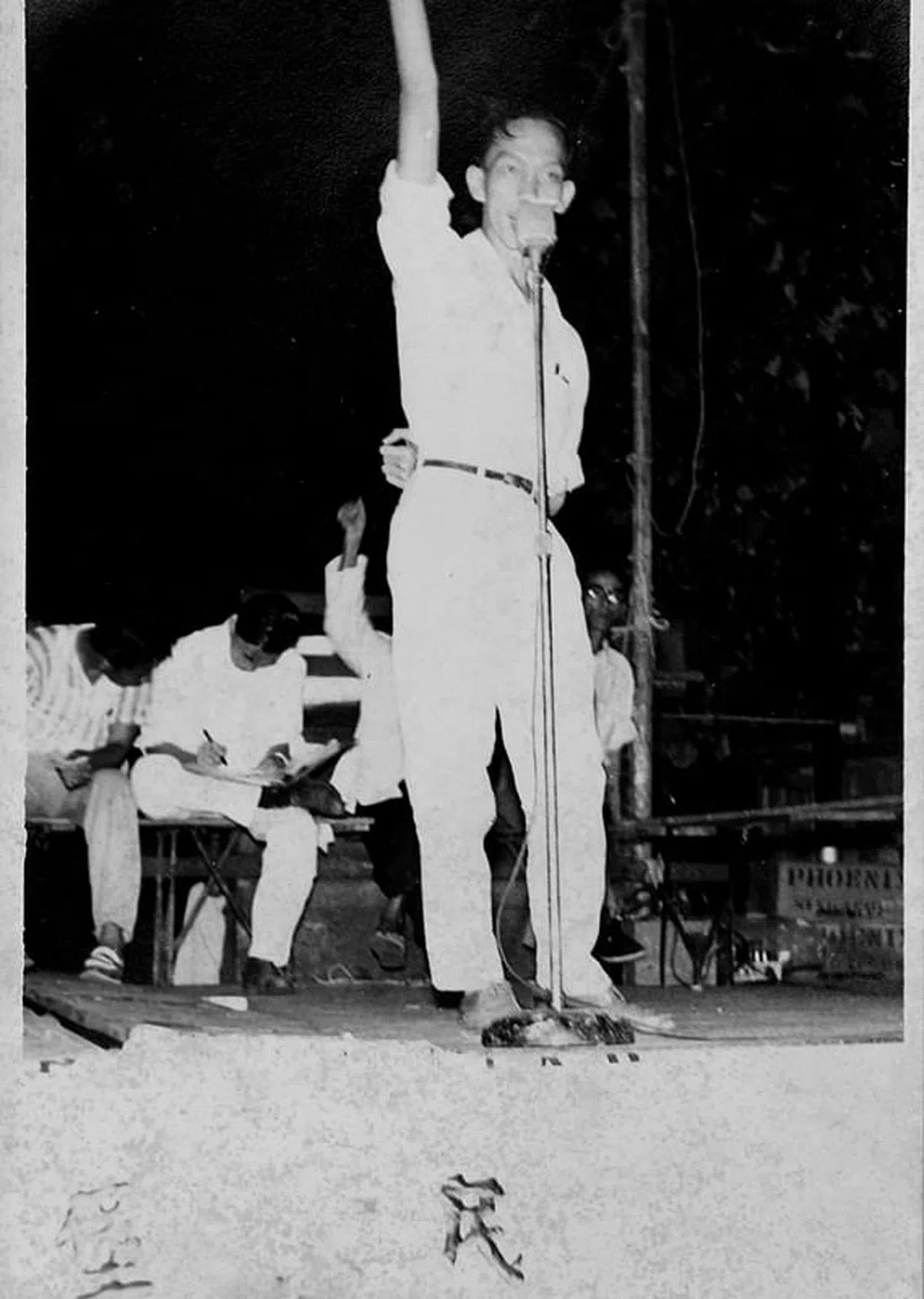 1959年，年仅26岁的张金陵代表行动党上阵，是51名议员之一。（图/受访者提供）