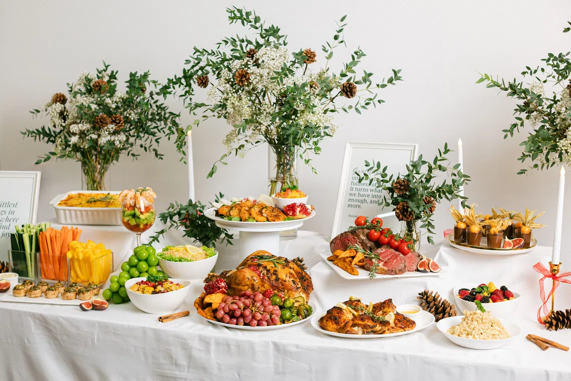 ReCulture’s Table的圣诞菜肴选用优质天然食材、健康油脂，以及自制酱汁和高汤。（品牌提供）