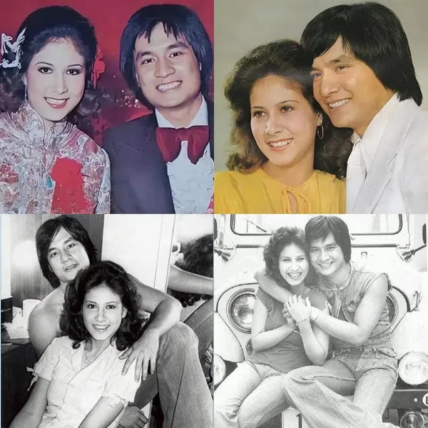 甄妮与傅声结婚，当年轰动一时。（互联网）