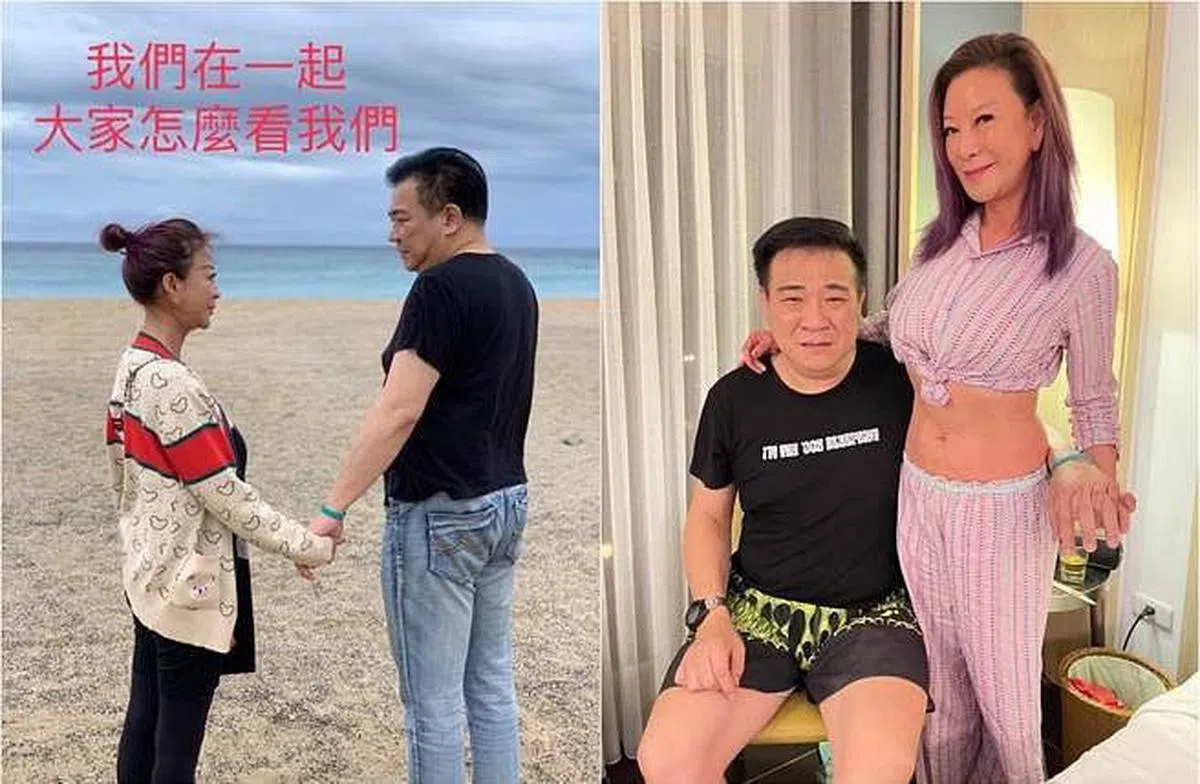 杨绣惠和白云早前宣布交往，隔天又澄清只是喝醉了。（互联网）