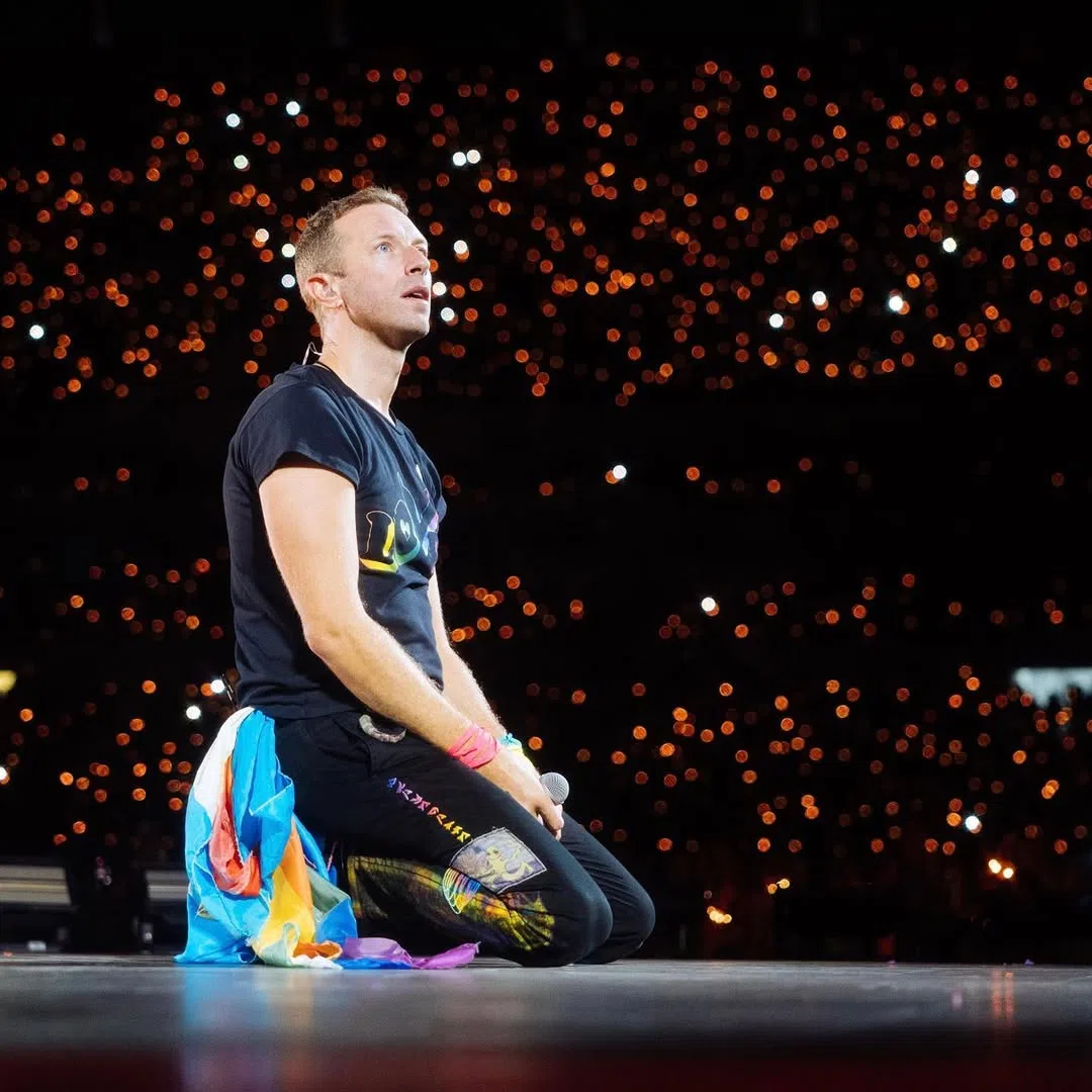 Chris Martin是“酷玩乐团”主唱，在全球流行乐坛享有高人气。（取自Coldplay IG）