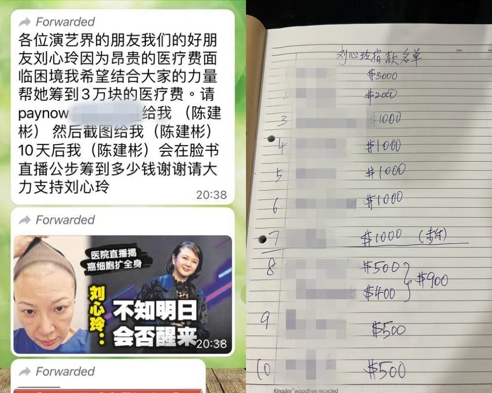 陈建彬为了避免不法之徒有机可乘，故意不在社媒发出筹款文。（陈建彬提供）