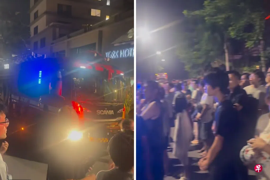 乌节路酒店凌晨厨房失火 一住客送院