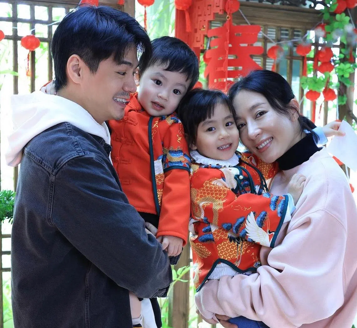 罗子溢和杨茜尧结婚八年，育有一对可爱儿女。（取自艺人IG）