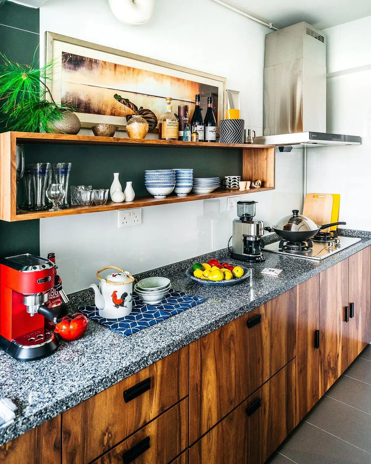 厨房只设下橱柜。（Pivot.sg提供照片）