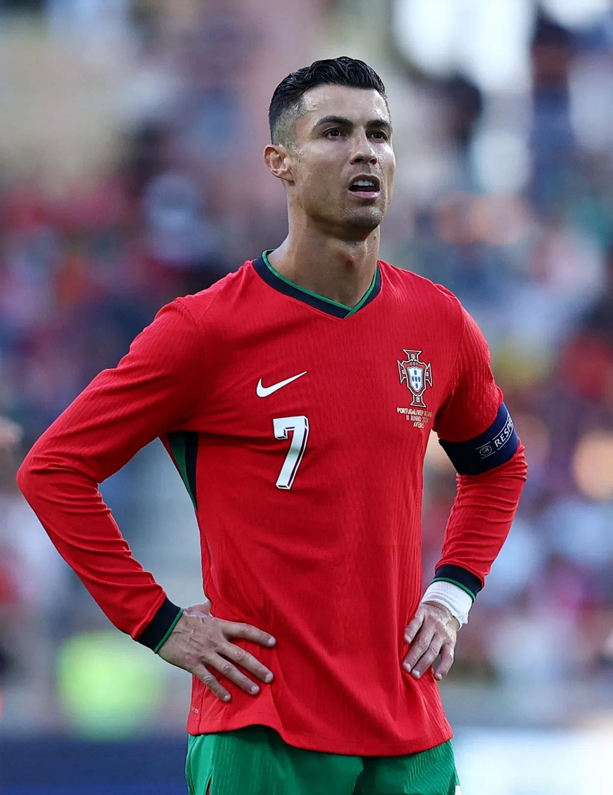 罗纳尔多在外围赛出赛九场攻入十球。（路透社）