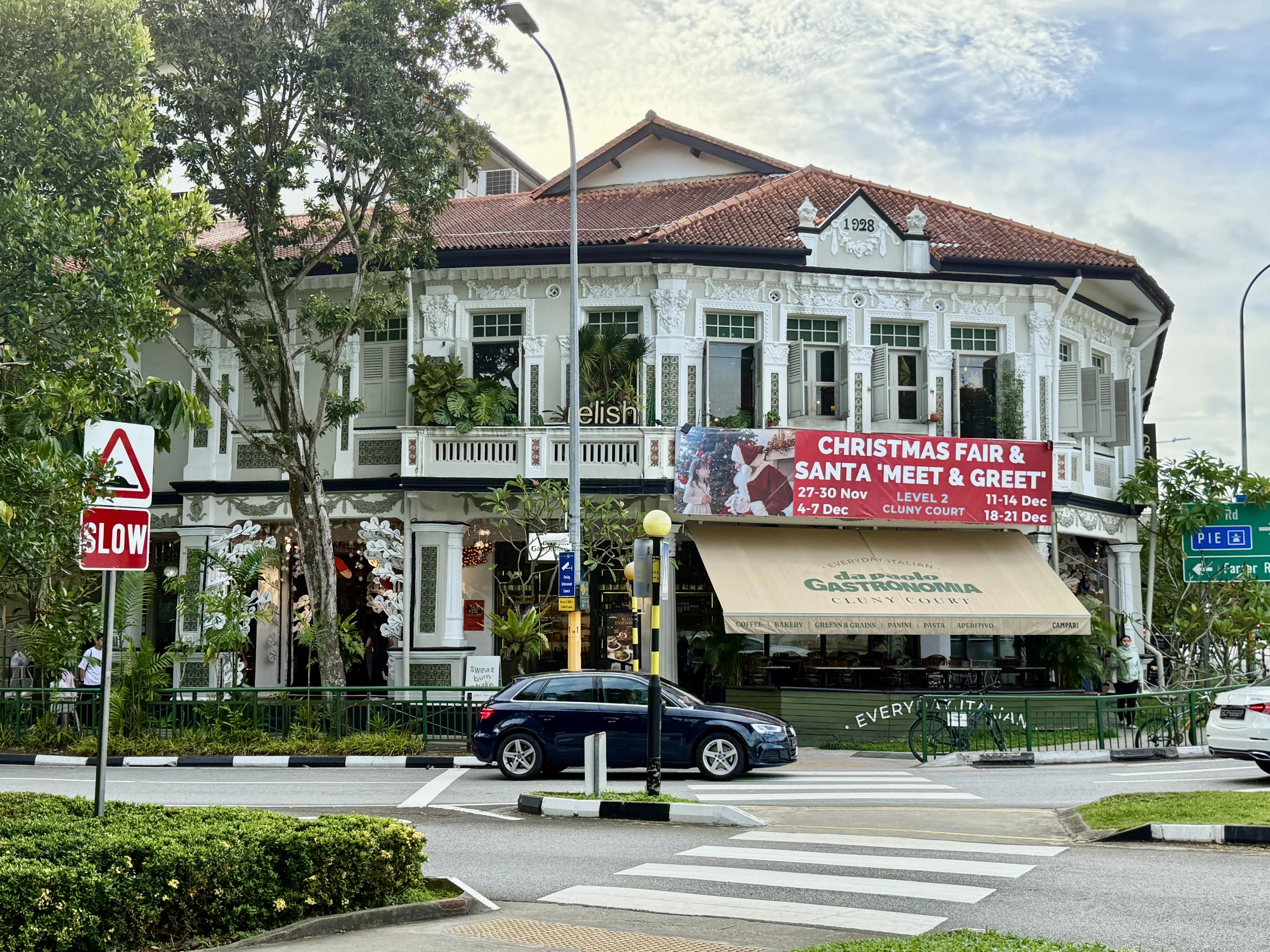 植物园地铁站附近的古鲁尼阁，于1928年建成，现为受保留建筑。（陈映蓁摄）