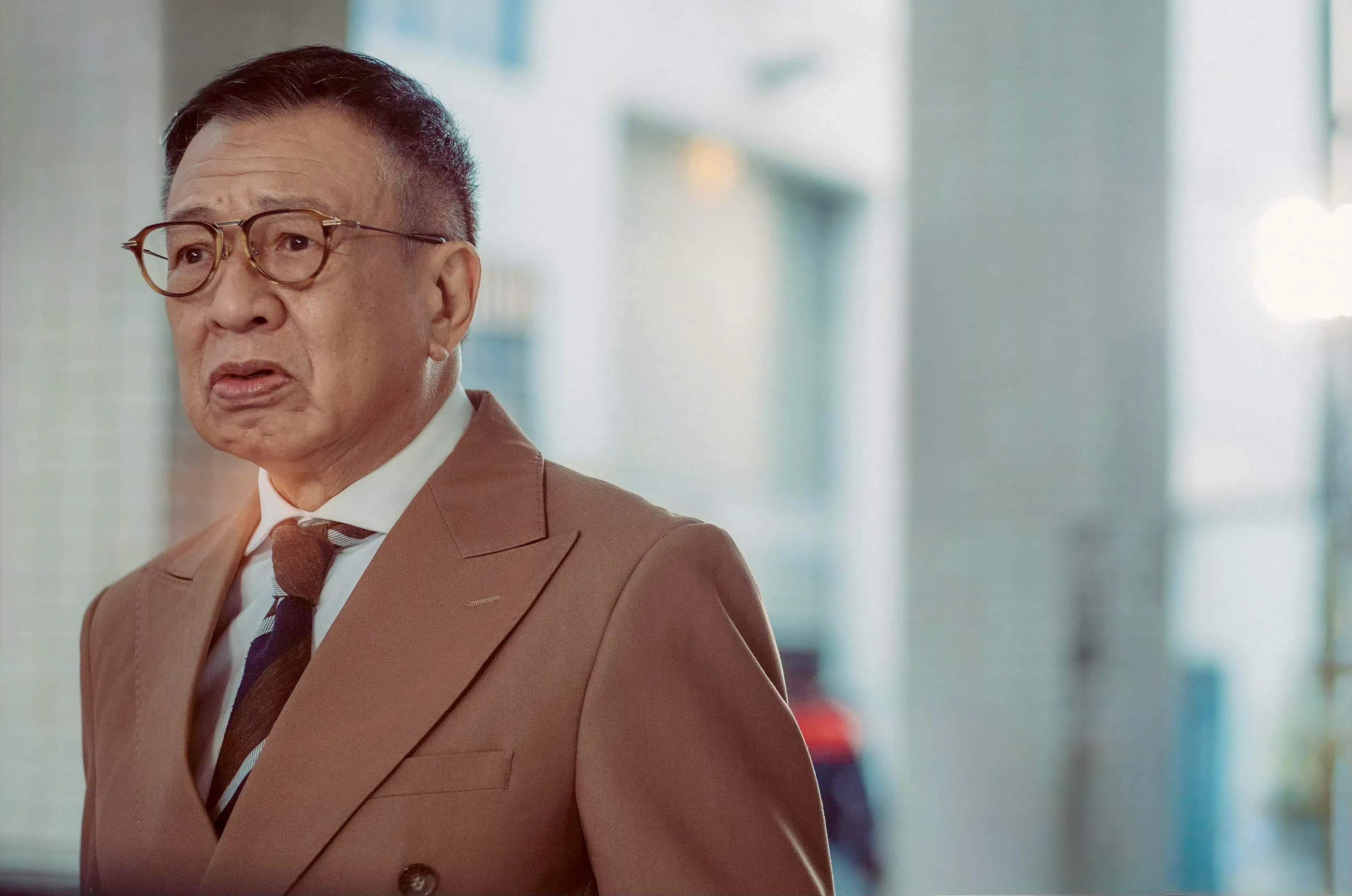 许绍雄拍摄时会即兴发挥，谭耀文与他对戏非常过瘾。（取自剧集微博）