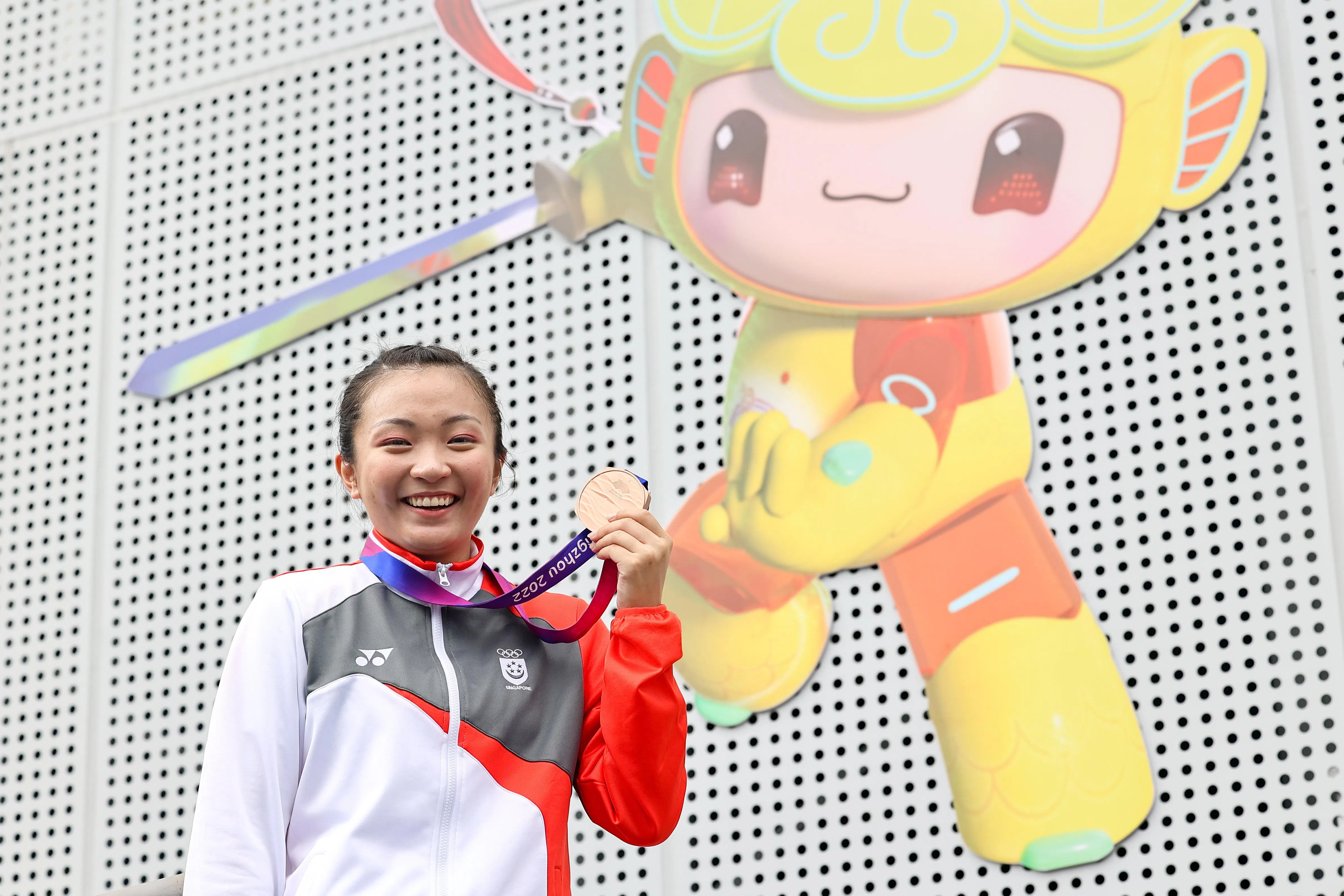 武术女将王瓅苓今年在东运会、亚运会和世锦赛均有收获。（档案照片）