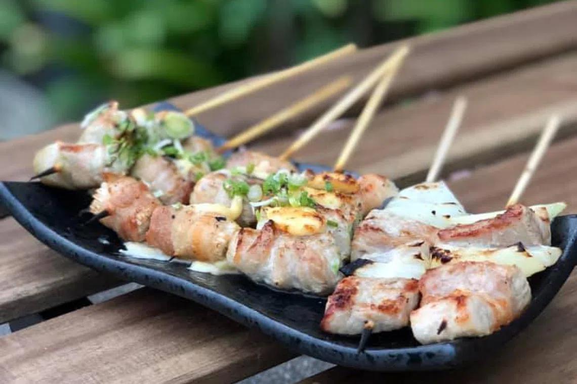 餐馆大多数串烧从$3起。（餐馆提供）
