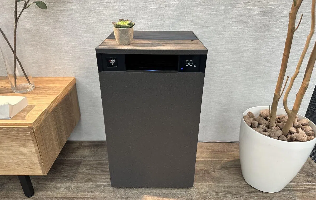 Sharp Purefit Plasmacluster空气洁净器覆盖面积可达904平方英尺，约四房式组屋大小，非常实用。（商家提供）