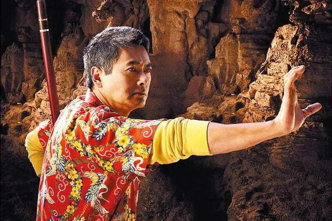 周润发在2009年好莱坞片《七龙珠：全新进化》中饰演龟仙人。（互联网）