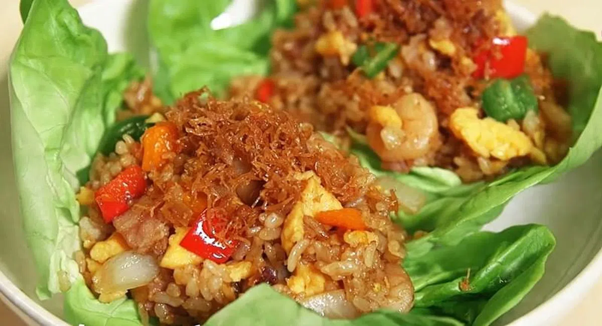 新春开运珍珠饭。（视频截图）