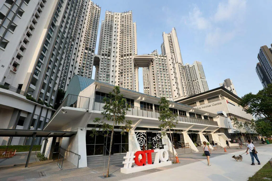 玛格烈市场的前身是联邦道湿巴刹与熟食中心，这是改良信托局所建造的巴刹中仅存的一座，2013年被列入受保留建筑物。（龙国雄摄）