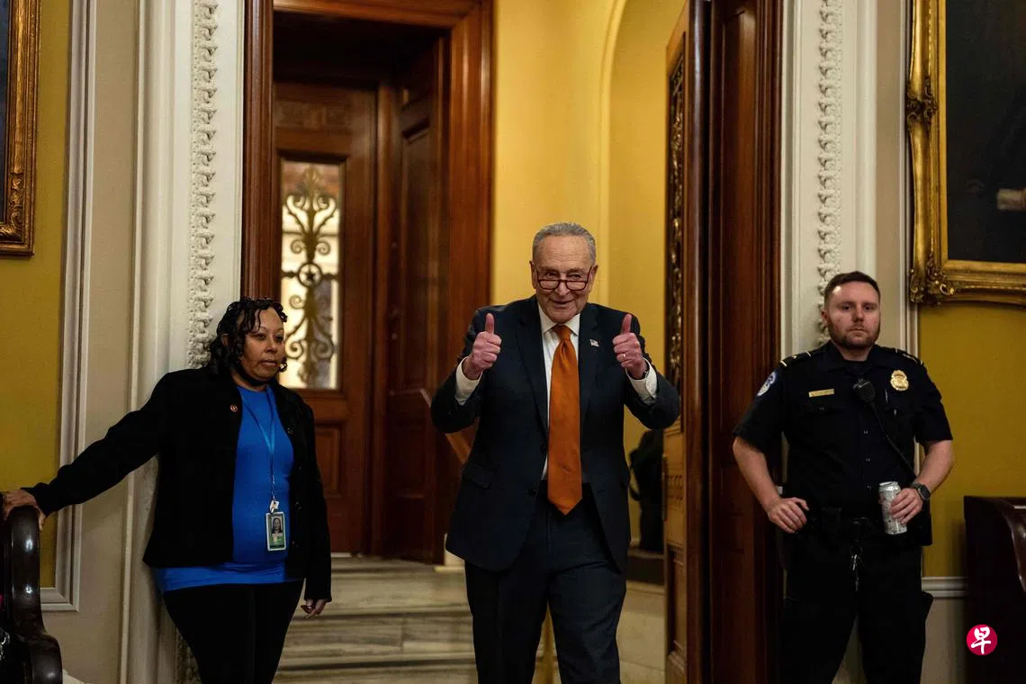 临时支出法案最后一刻通过美联邦政府避免停摆| 联合早报