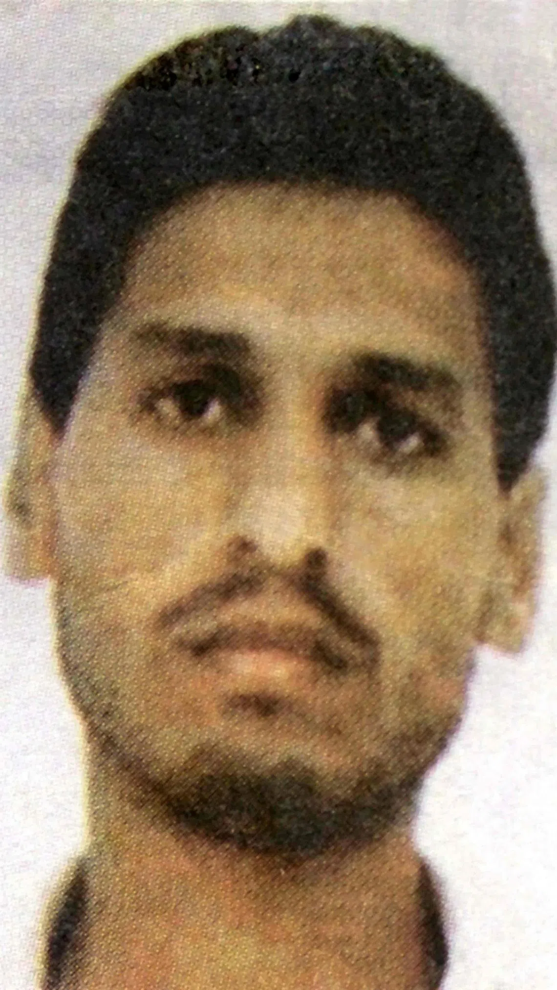 以色列早前声称在空袭中击毙哈马斯军事首领德伊夫，但哈马斯从未予以证实或否认。德伊夫的这张照片拍摄日期不详。（法新社）