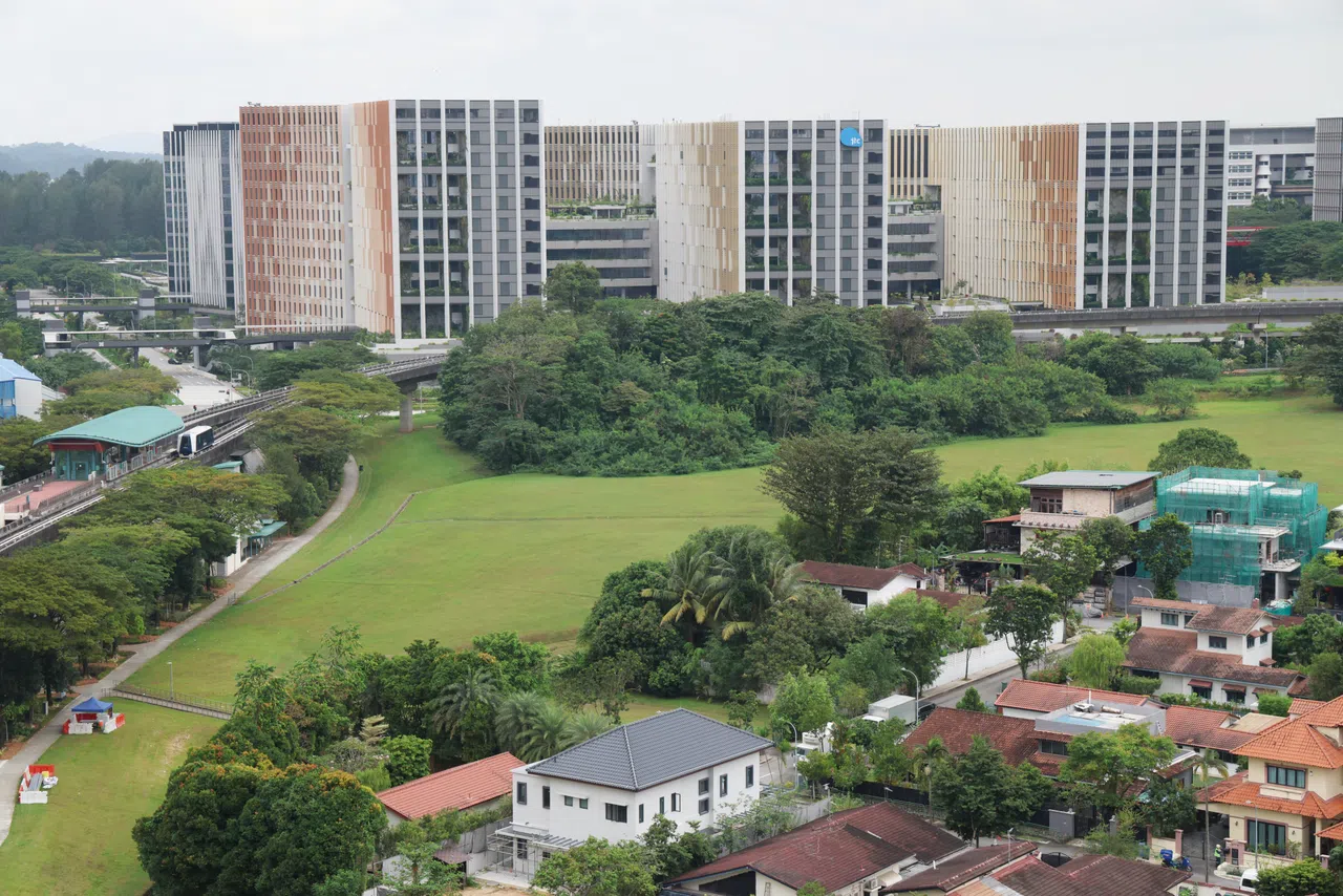 公教初级学院预计将在2034年，从惠德里路的现址搬迁到榜鹅数码园区一带（图）。（郑一鸣摄）